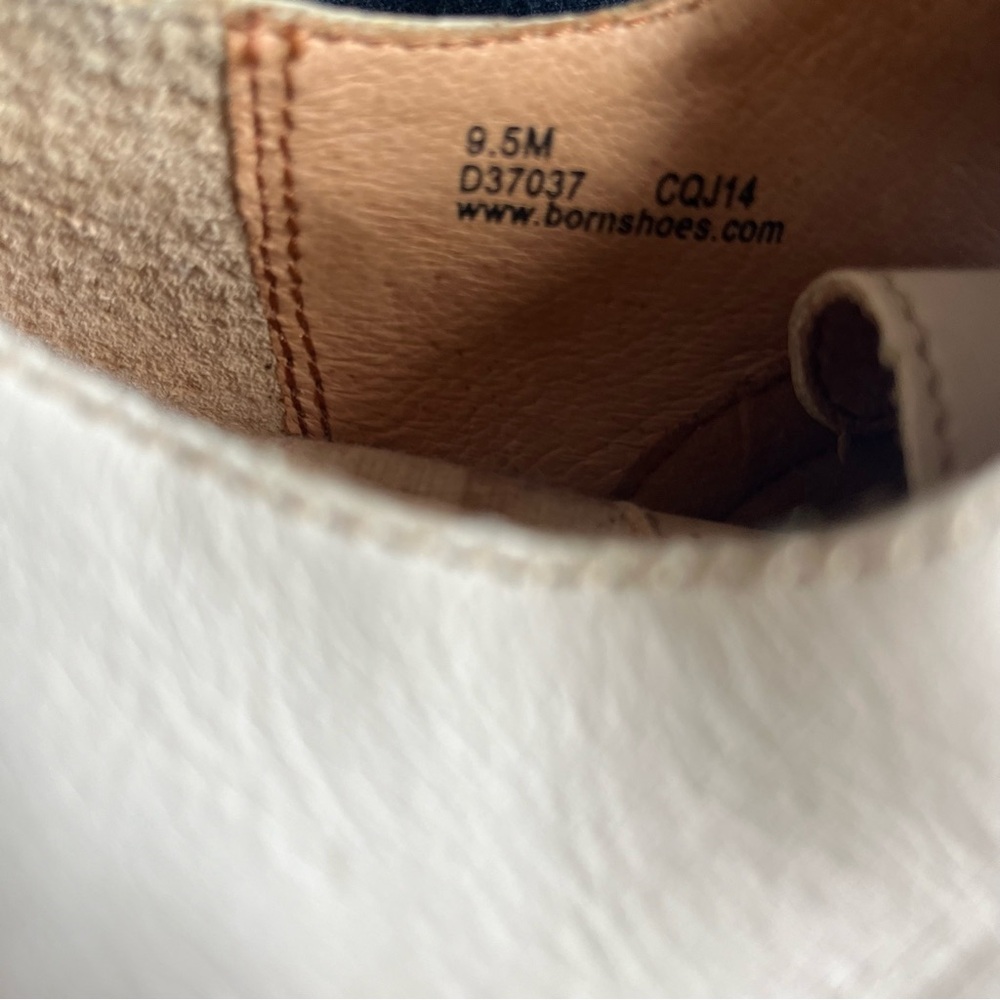 Cream and tan Born Handcrafted Footwear Oxford shoes - Picture 5 of 6